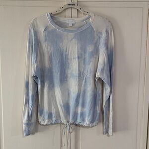 Gap Light Blue Tie-Dye Top